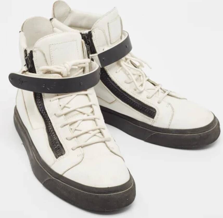 Giuseppe Zanotti Pre-owned Leather sneakers White Heren