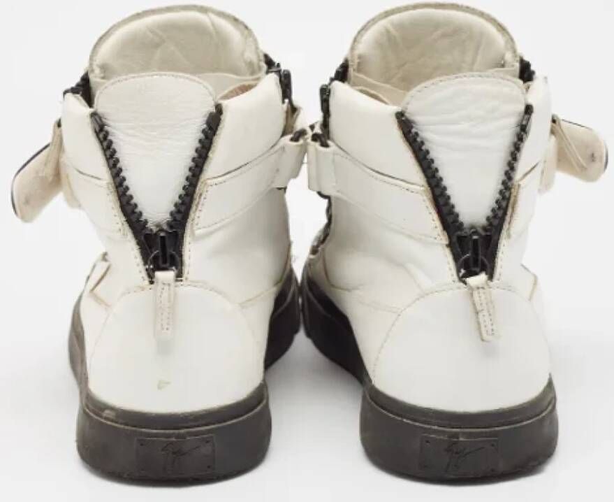 Giuseppe Zanotti Pre-owned Leather sneakers White Heren