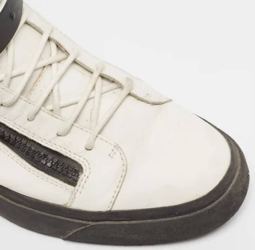 Giuseppe Zanotti Pre-owned Leather sneakers White Heren