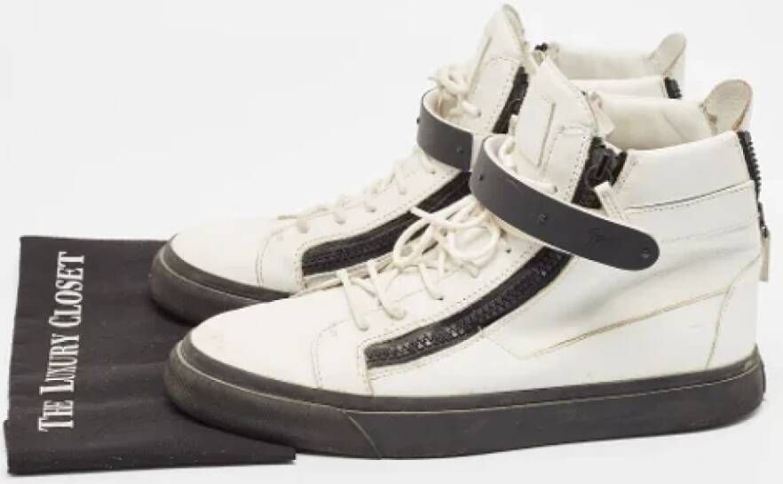 Giuseppe Zanotti Pre-owned Leather sneakers White Heren