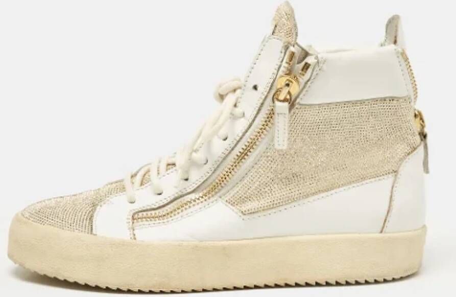 Giuseppe Zanotti Pre-owned Leather sneakers White Heren