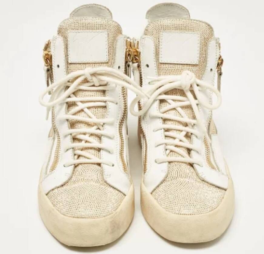 Giuseppe Zanotti Pre-owned Leather sneakers White Heren