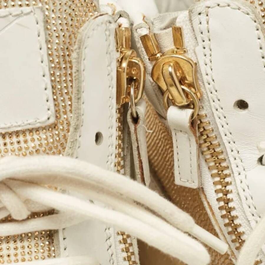 Giuseppe Zanotti Pre-owned Leather sneakers White Heren