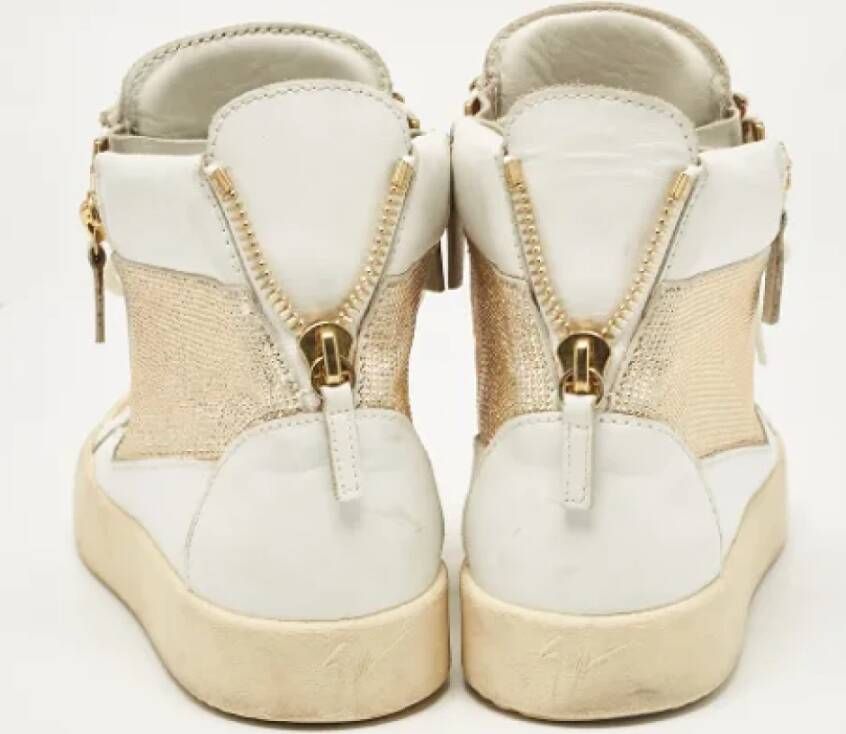 Giuseppe Zanotti Pre-owned Leather sneakers White Heren