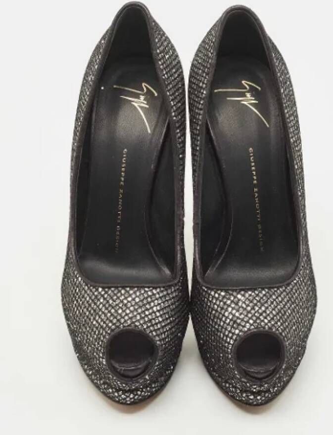 Giuseppe Zanotti Pre-owned Mesh heels Black Dames