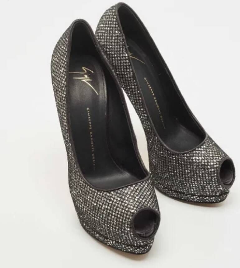 Giuseppe Zanotti Pre-owned Mesh heels Black Dames