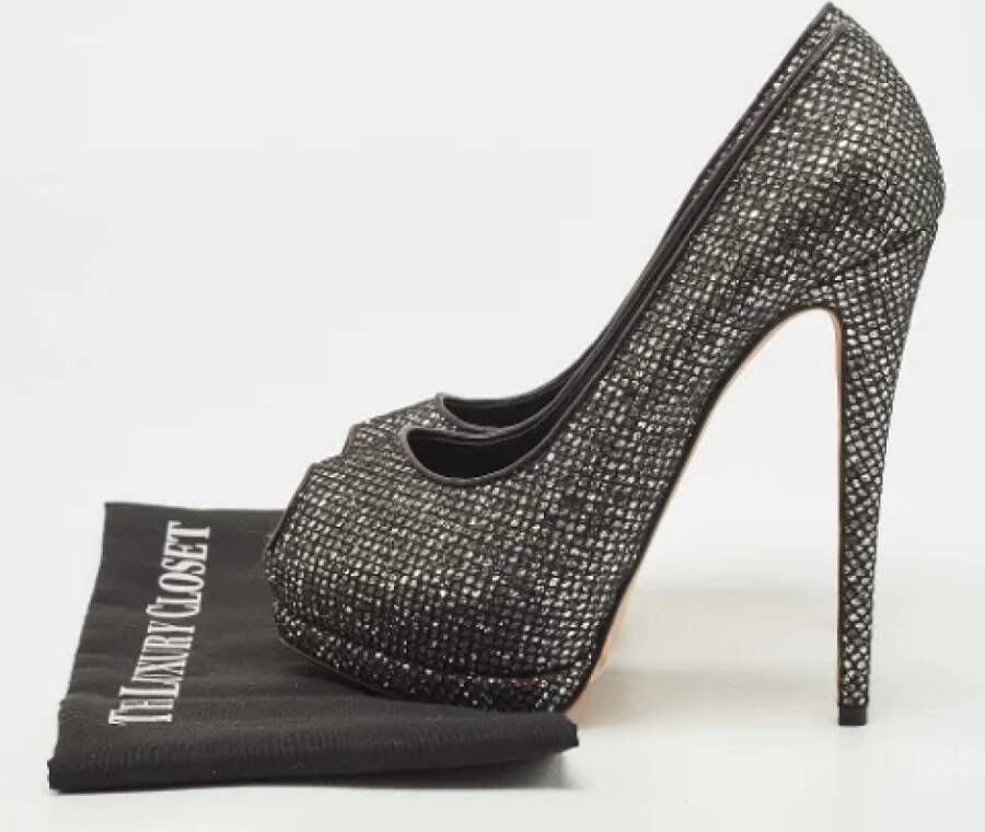 Giuseppe Zanotti Pre-owned Mesh heels Black Dames