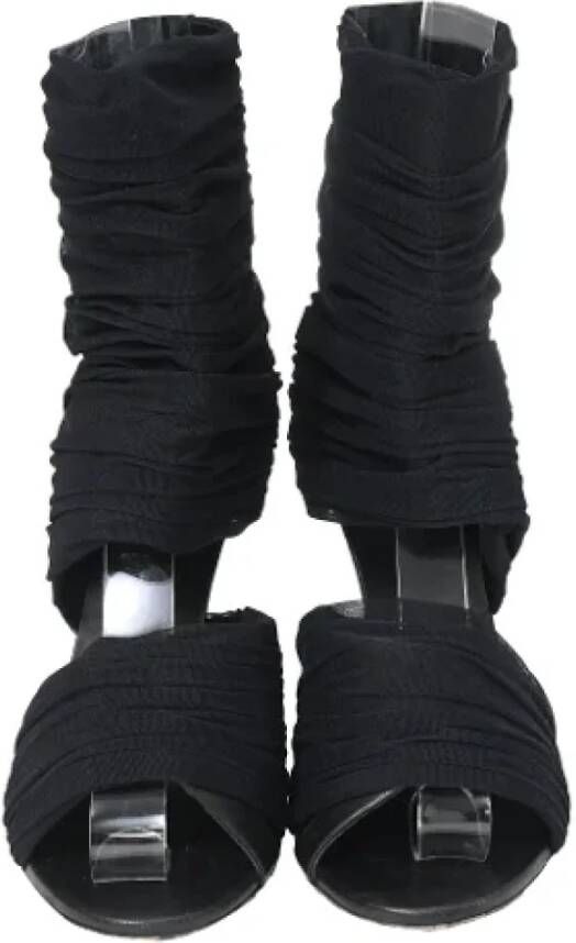 Giuseppe Zanotti Pre-owned Polyester heels Black Dames