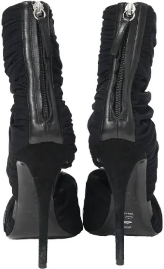 Giuseppe Zanotti Pre-owned Polyester heels Black Dames