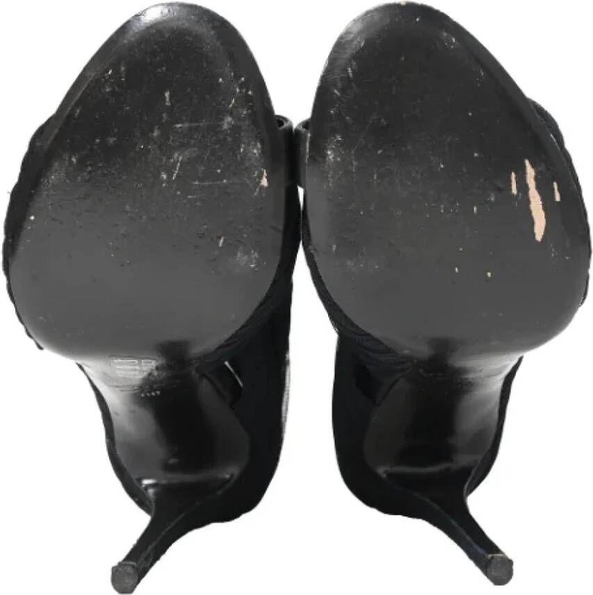 Giuseppe Zanotti Pre-owned Polyester heels Black Dames