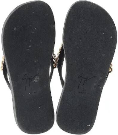 Giuseppe Zanotti Pre-owned Rubber sandals Black Dames