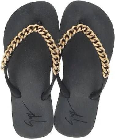 Giuseppe Zanotti Pre-owned Rubber sandals Black Dames