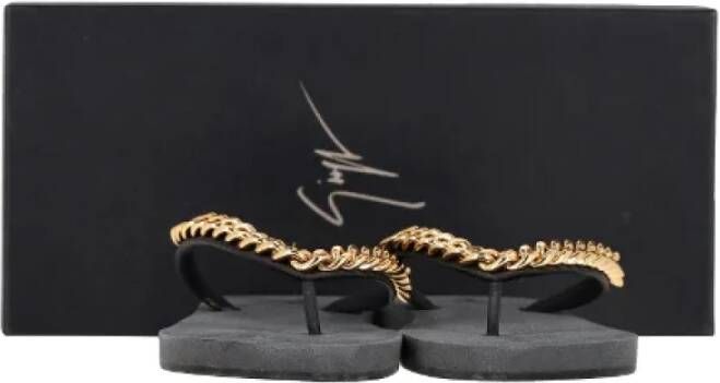 Giuseppe Zanotti Pre-owned Rubber sandals Black Dames