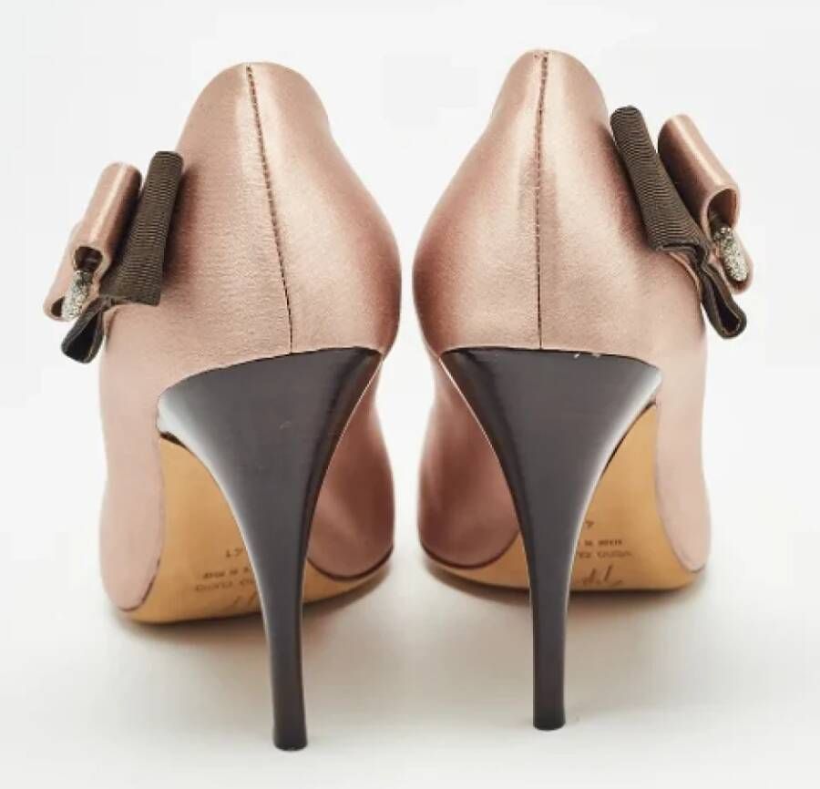 Giuseppe Zanotti Pre-owned Satin heels Beige Dames