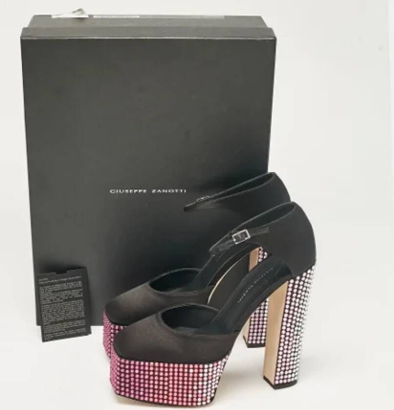 Giuseppe Zanotti Pre-owned Satin heels Black Dames