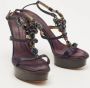 Giuseppe Zanotti Pre-owned Satin sandals Blue Dames - Thumbnail 4