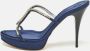 Giuseppe Zanotti Pre-owned Satin sandals Blue Dames - Thumbnail 2