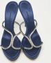 Giuseppe Zanotti Pre-owned Satin sandals Blue Dames - Thumbnail 3