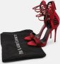 Giuseppe Zanotti Pre-owned Satin sandals Red Dames - Thumbnail 8