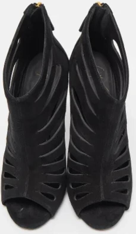 Giuseppe Zanotti Pre-owned Suede boots Black Dames