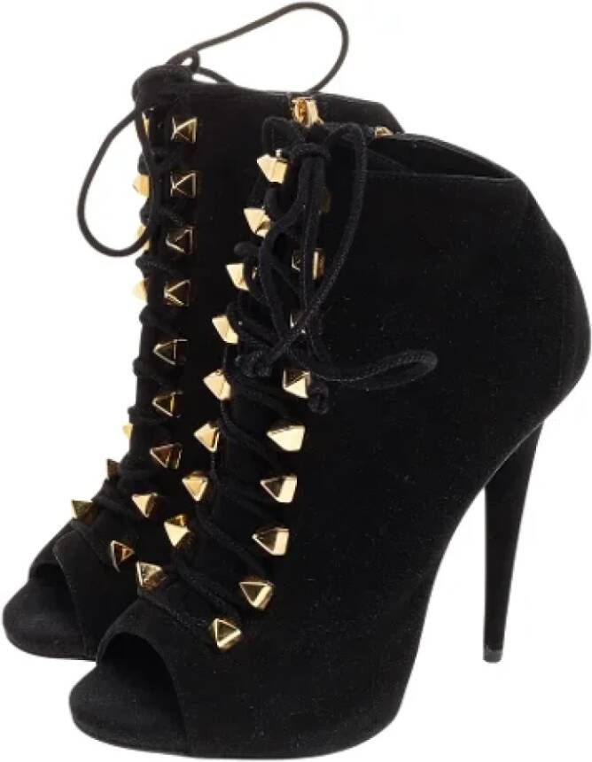 Giuseppe Zanotti Pre-owned Suede boots Black Dames