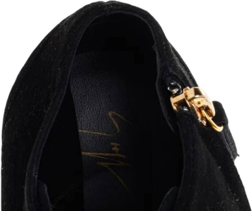 Giuseppe Zanotti Pre-owned Suede boots Black Dames