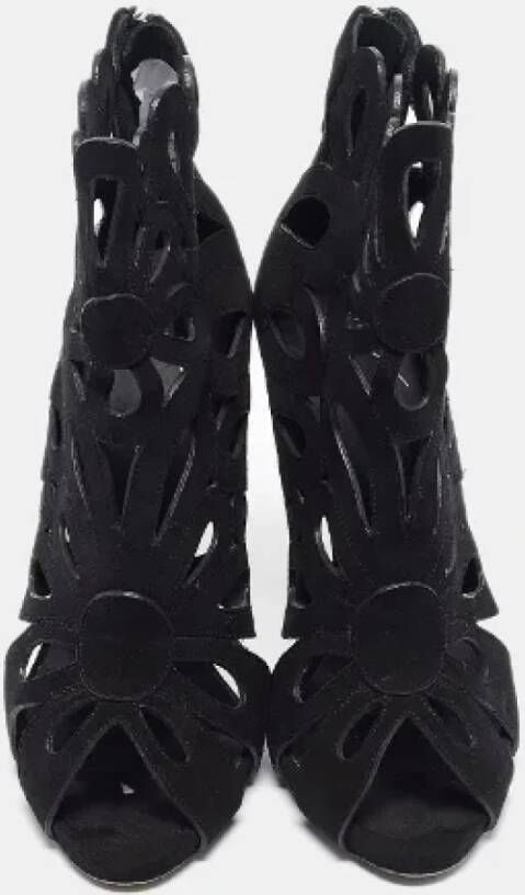 Giuseppe Zanotti Pre-owned Suede boots Black Dames