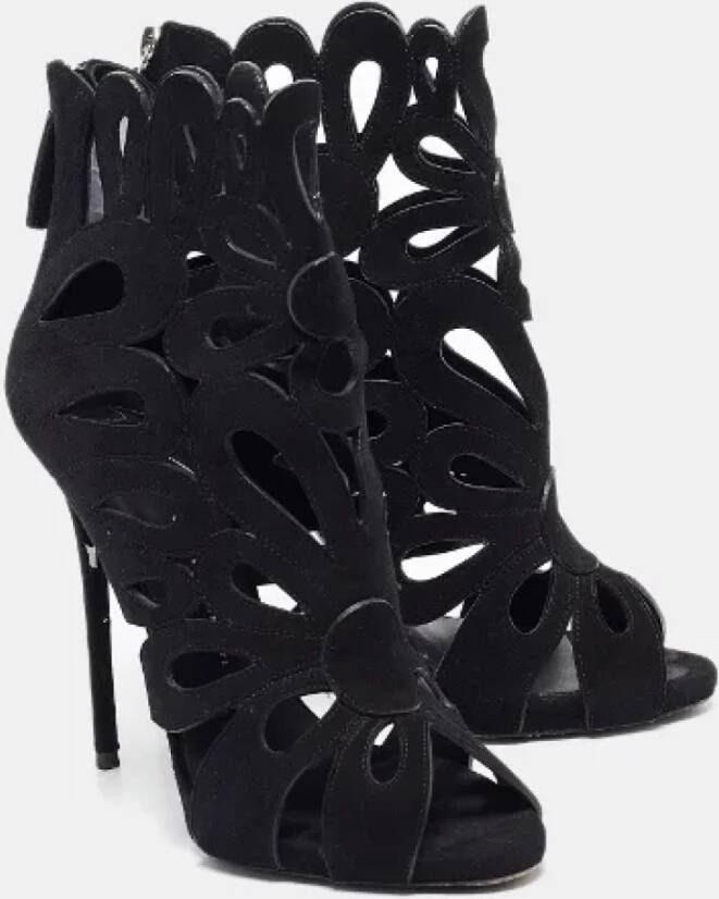 Giuseppe Zanotti Pre-owned Suede boots Black Dames