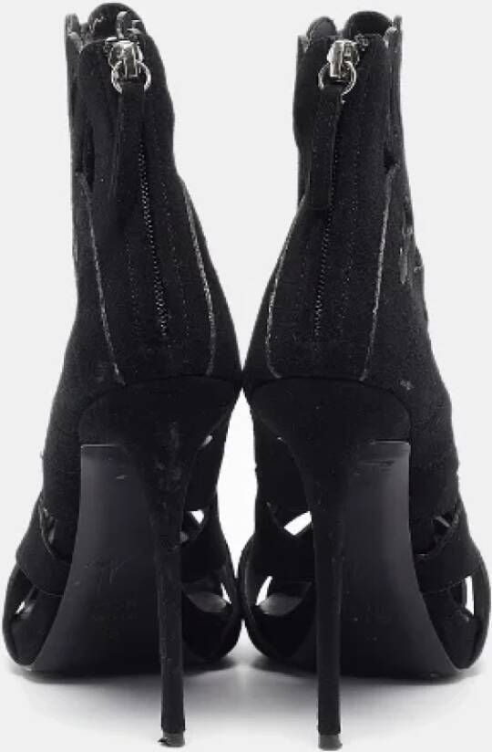 Giuseppe Zanotti Pre-owned Suede boots Black Dames