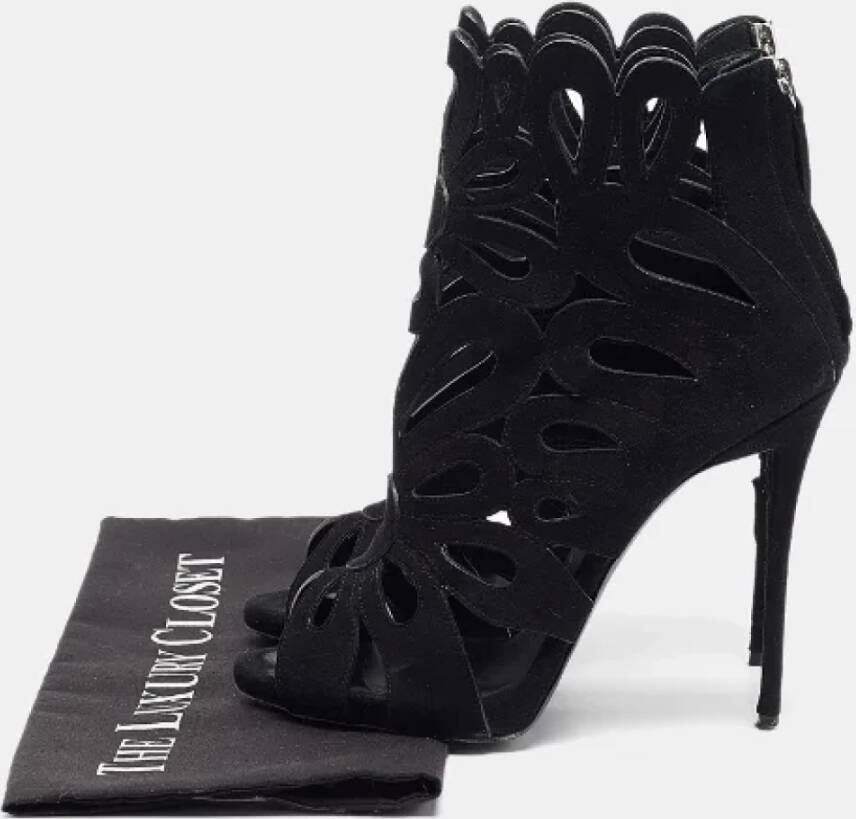 Giuseppe Zanotti Pre-owned Suede boots Black Dames