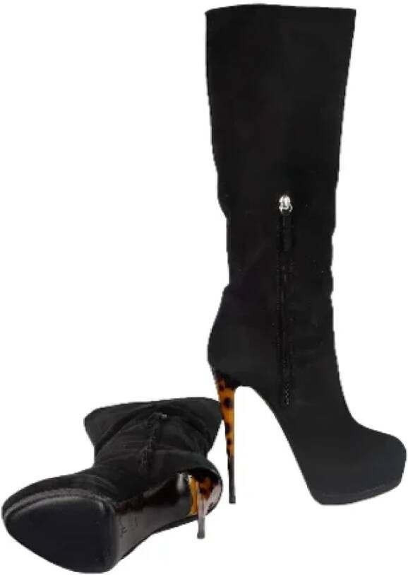 Giuseppe Zanotti Pre-owned Suede boots Black Dames