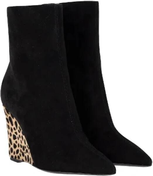 Giuseppe Zanotti Pre-owned Suede boots Black Dames