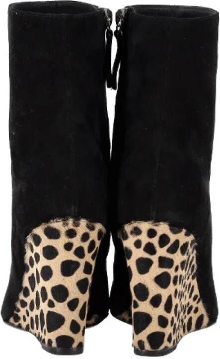 Giuseppe Zanotti Pre-owned Suede boots Black Dames