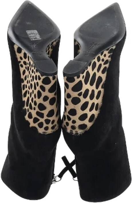 Giuseppe Zanotti Pre-owned Suede boots Black Dames