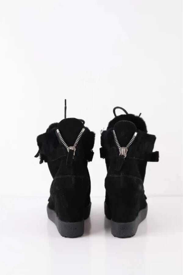 Giuseppe Zanotti Pre-owned Suede boots Black Dames