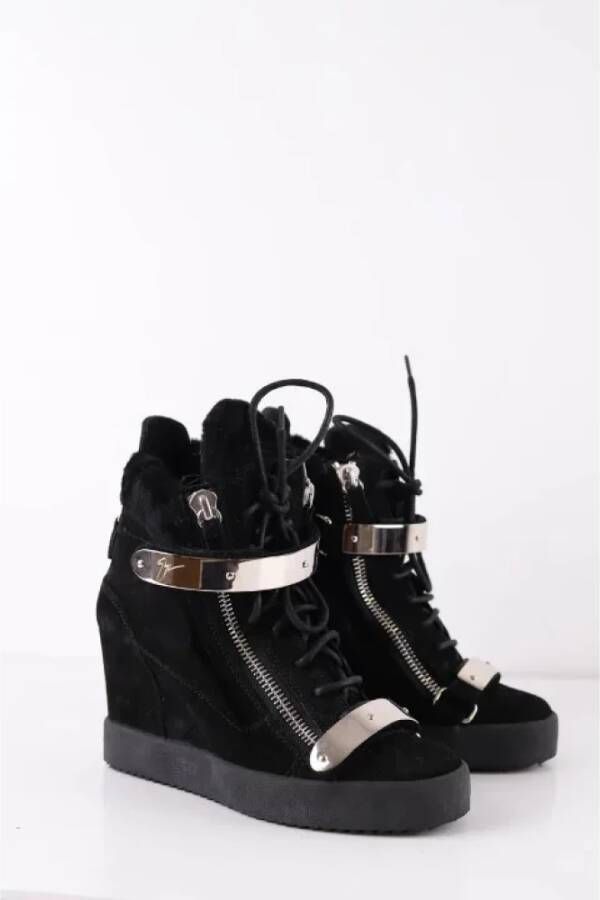 Giuseppe Zanotti Pre-owned Suede boots Black Dames