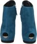 Giuseppe Zanotti Pre-owned Suede boots Blue Dames - Thumbnail 2