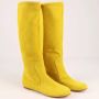 Giuseppe Zanotti Pre-owned Suede boots Yellow Dames - Thumbnail 2