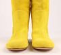 Giuseppe Zanotti Pre-owned Suede boots Yellow Dames - Thumbnail 4