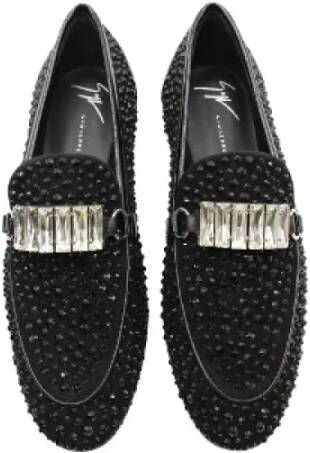 Giuseppe Zanotti Pre-owned Suede flats Black Dames