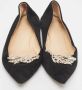 Giuseppe Zanotti Pre-owned Suede flats Black Dames - Thumbnail 3