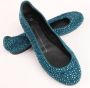 Giuseppe Zanotti Pre-owned Suede flats Blue Dames - Thumbnail 7