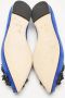 Giuseppe Zanotti Pre-owned Suede flats Blue Dames - Thumbnail 5