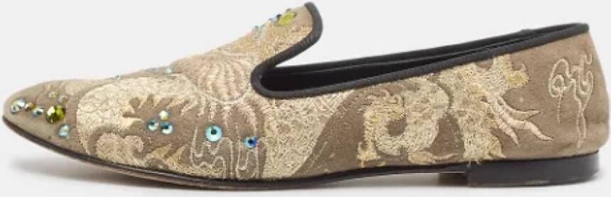 Giuseppe Zanotti Pre-owned Suede flats Multicolor Dames