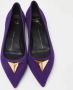 Giuseppe Zanotti Pre-owned Suede flats Purple Dames - Thumbnail 3