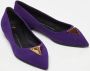 Giuseppe Zanotti Pre-owned Suede flats Purple Dames - Thumbnail 4