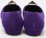 Giuseppe Zanotti Pre-owned Suede flats Purple Dames - Thumbnail 5