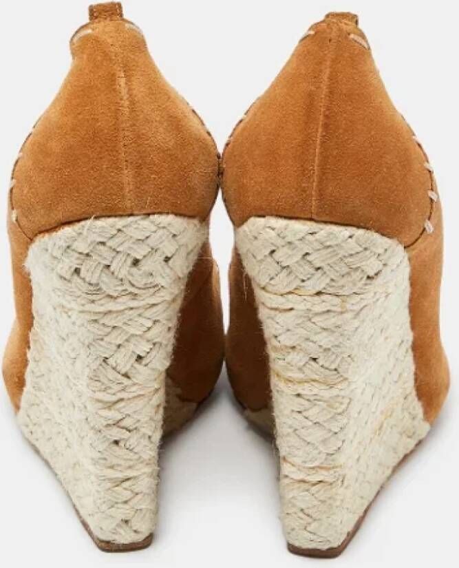 Giuseppe Zanotti Pre-owned Suede heels Beige Dames