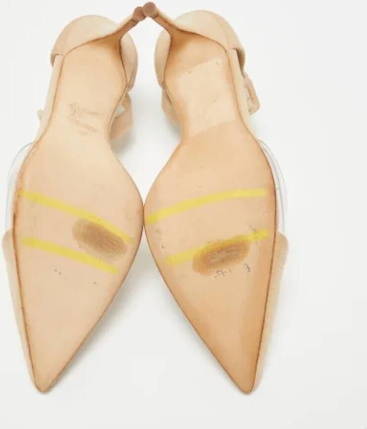 Giuseppe Zanotti Pre-owned Suede heels Beige Dames