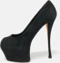 Giuseppe Zanotti Pre-owned Suede heels Black Dames - Thumbnail 2